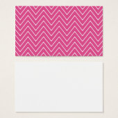 Hot Pink White Chevron Pattern 2A (Front & Back)