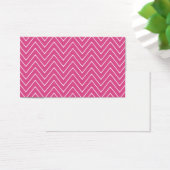 Hot Pink White Chevron Pattern 2A (Desk)