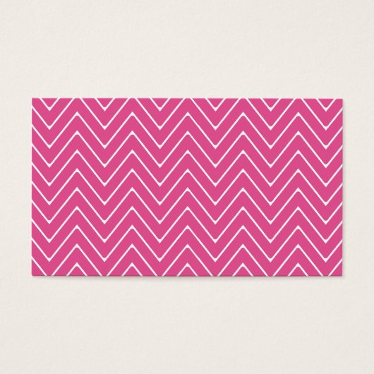 Hot Pink White Chevron Pattern 2A (Front)