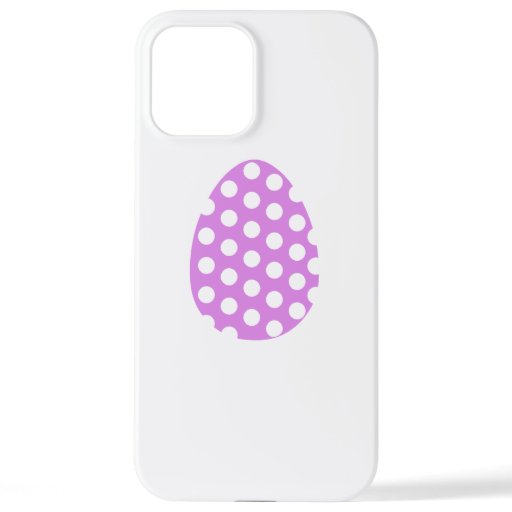 Hot Pink White Polka Dot Easter Bunny Eggs Spring  iPhone 12 Pro Max Case