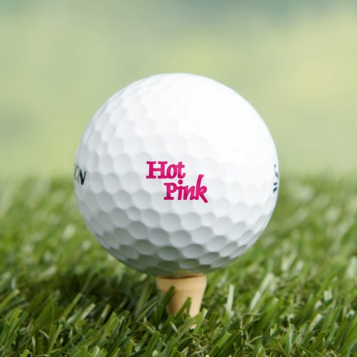 Hot Pink White Srixon Soft Feel golf balls 12 pk