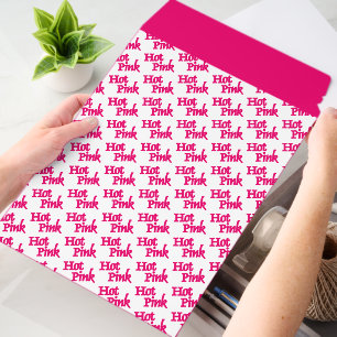 Hot Pink word tilted lg white shipping envelopes Envelope Mailers