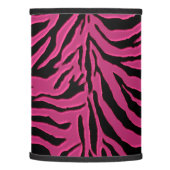 Hot Pink Zebra Animal Print Lamp Shade (Left)
