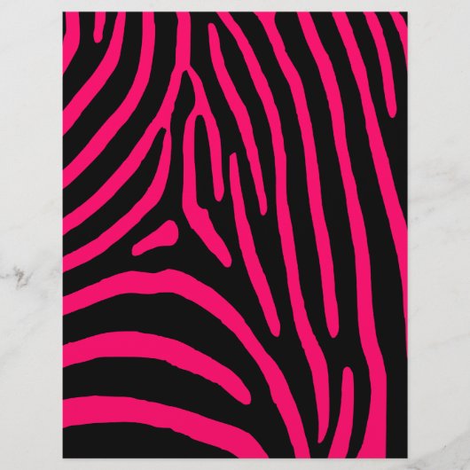 Hot Pink Zebra Stripes (Front)