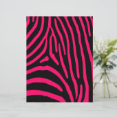 Hot Pink Zebra Stripes (Standing Front)