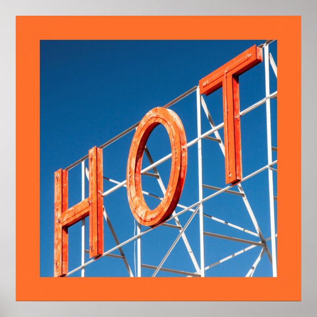 "Hot" poster (Front)