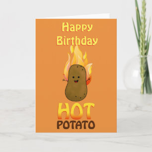 Hot Potato Birthday Card