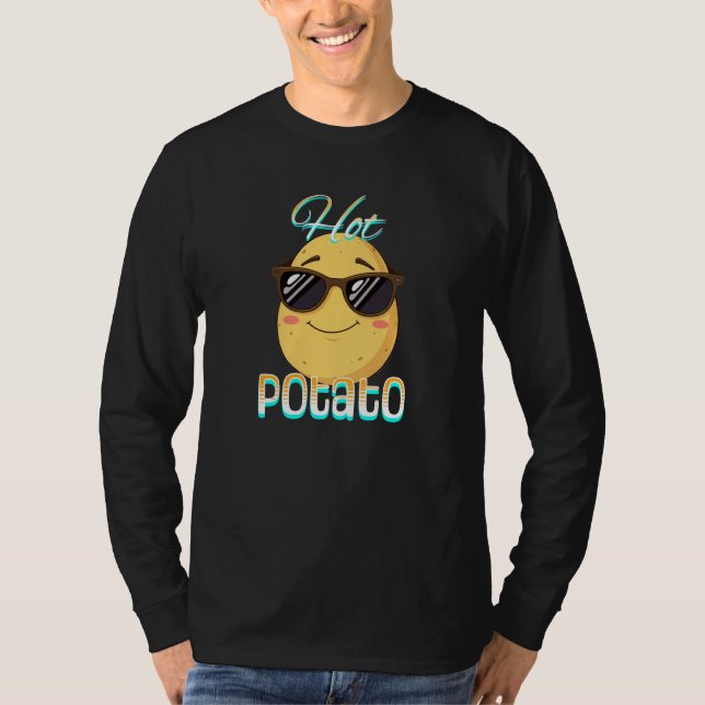Hot Potato | Funny Potato Pun  T-Shirt (Front)