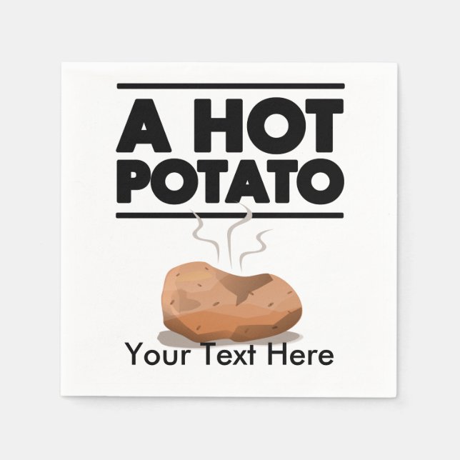 Hot Potato Paper Napkins (Front)