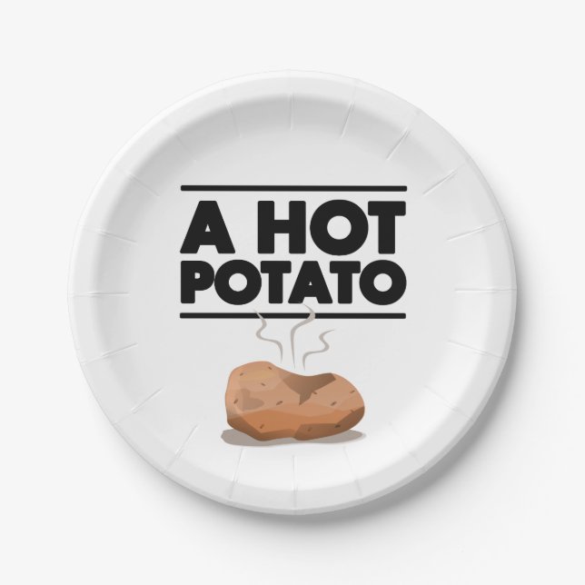 Hot Potato Paper Plates (Front)