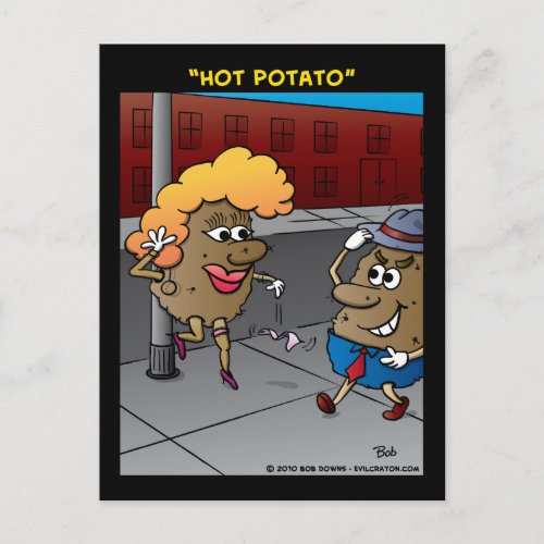 Hot Potato Postcard