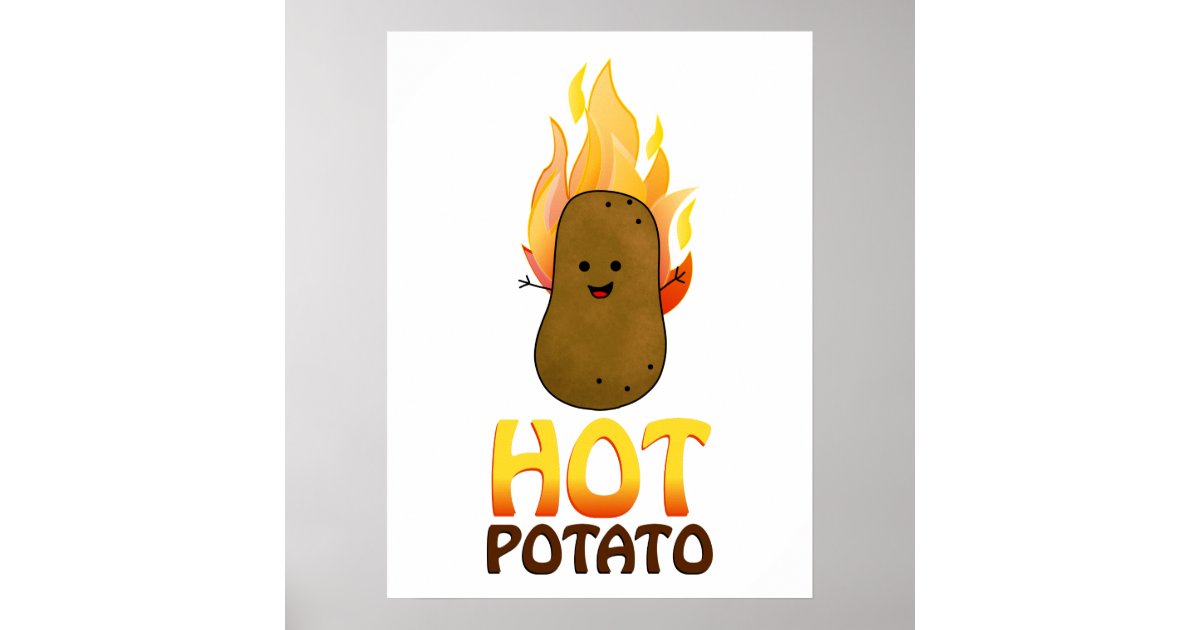 Kawaii Potato with glasses Postcard for Sale by HI-design