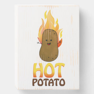 Hot Potato Wooden Box Sign