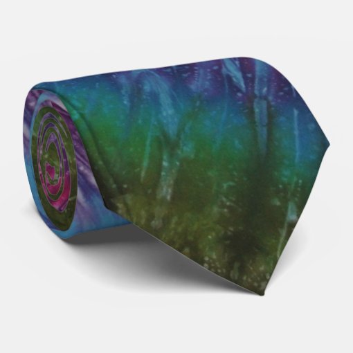 Hot Purple Tie Dye Necktie Zazzle