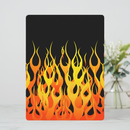 Hot Racing Flames Graphic (Standing Front)
