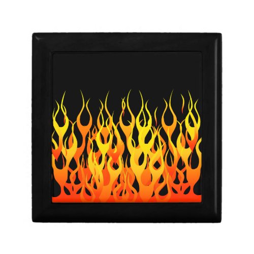 Hot Racing Flames Graphic Gift Box