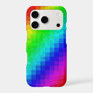 Hot Rainbow Mosaic Shimmer, iPhone 17 Pro Case