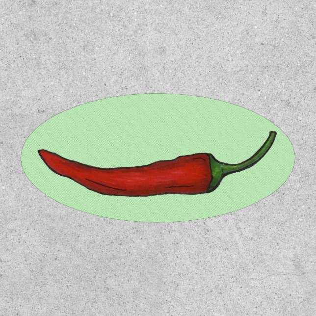 Hot Red Chili Pepper Spicy Chile Peppers Vegetable Patch (Front)