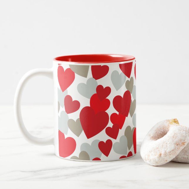Hot Red Love Mug (With Donut)