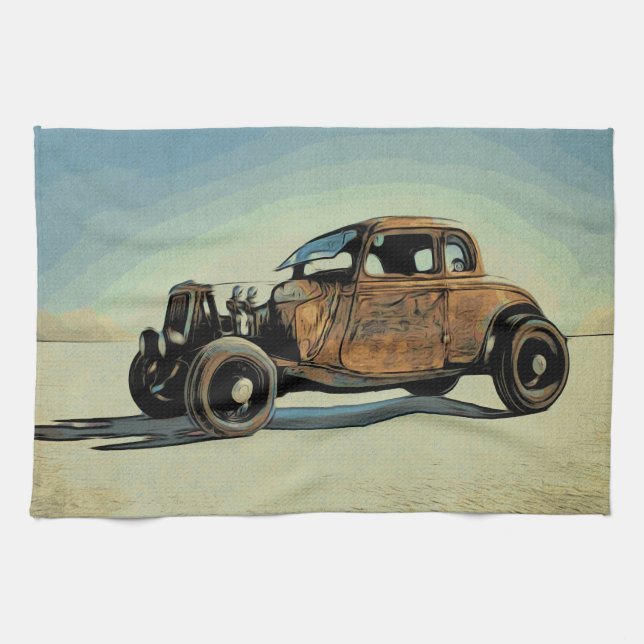 Hot Road Car Towel (Horizontal)