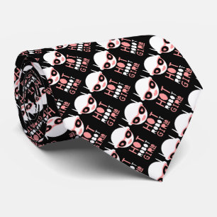 Hot robot girl neck tie