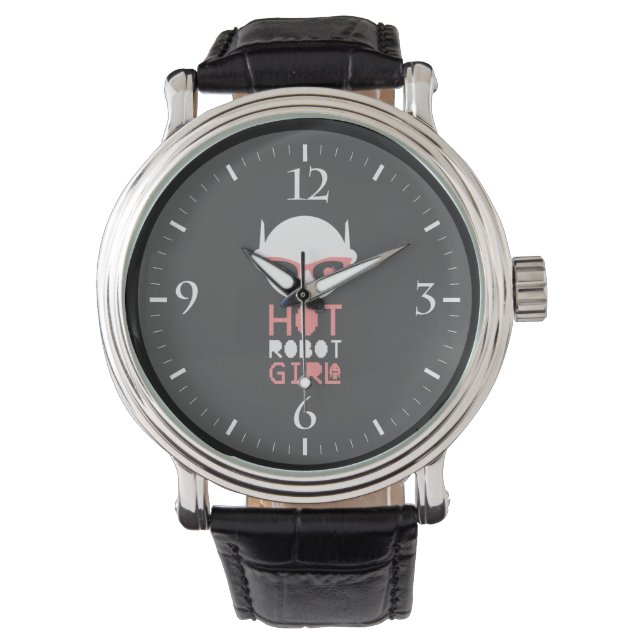 Hot robot girl watch (Front)
