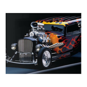 Hot rod acrylic print
