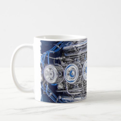 Hot Rod Blue Coffee Mug