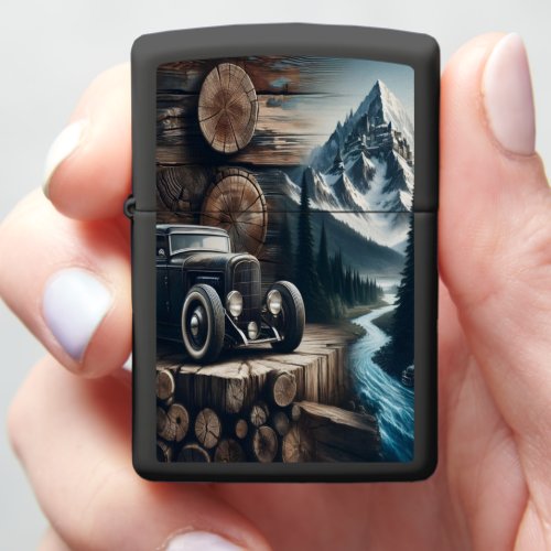 Hot Rod By The River Zippo Lighter