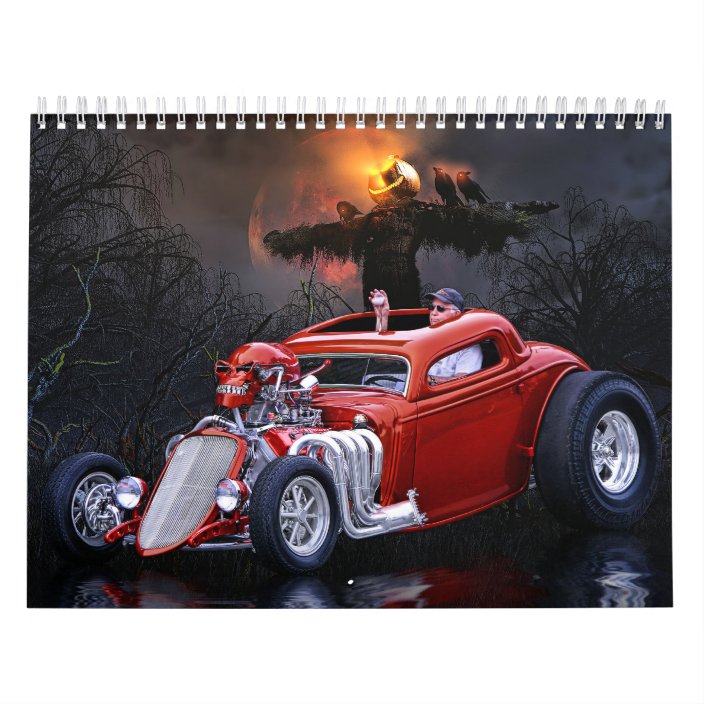 hot rod calendar 1 zazzle com