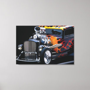 Hot rod canvas print
