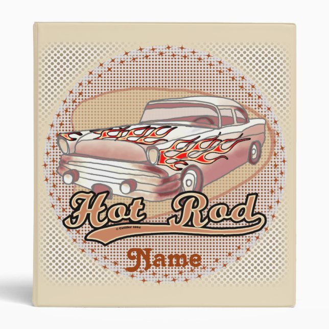 Hot Rod Car  binder (Front)