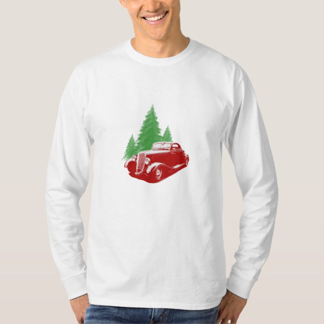 Hot Rod Christmas T-Shirt (Front)