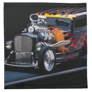 Hot rod cloth napkin