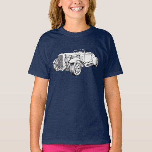 HOT ROD CONVERTIBLE CAR T_Shirt
