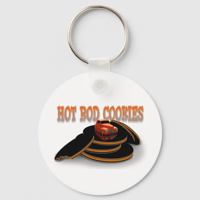 hot rod cookies keychain (Front)