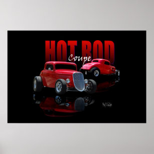 Hot Rod Coupe Poster