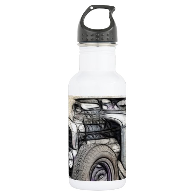 Hot Rod Coupe Water Bottle (Front)
