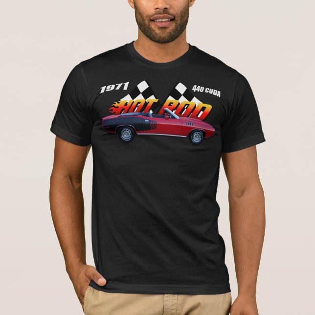 Hot Rod Cuda T-Shirt (Front)