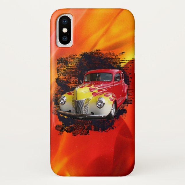Hot Rod Deluxe Case-Mate iPhone Case (Back)