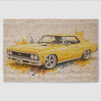 Hot Rod Door Mat