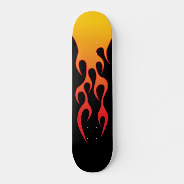 Hot Rod Flame Skateboard Deck (Front)