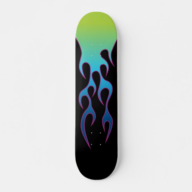Hot Rod Flame Skateboard Deck (Front)