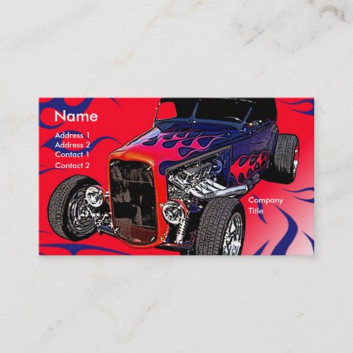 Hot Rod Flames Business Card