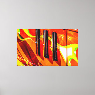 Hot Rod Flames Canvas Print