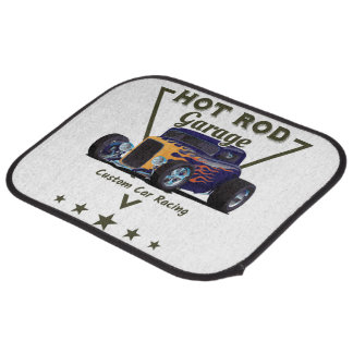 Hot Rod Garage! Car Floor Mat