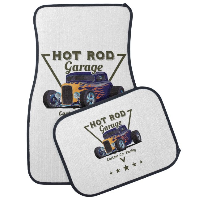 Hot Rod Garage! Car Floor Mat (Set)
