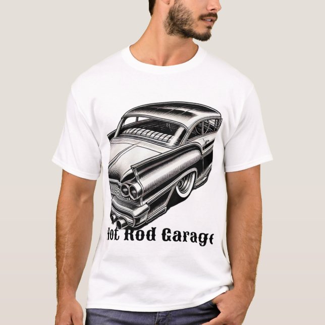 Hot Rod garage T-Shirt (Front)