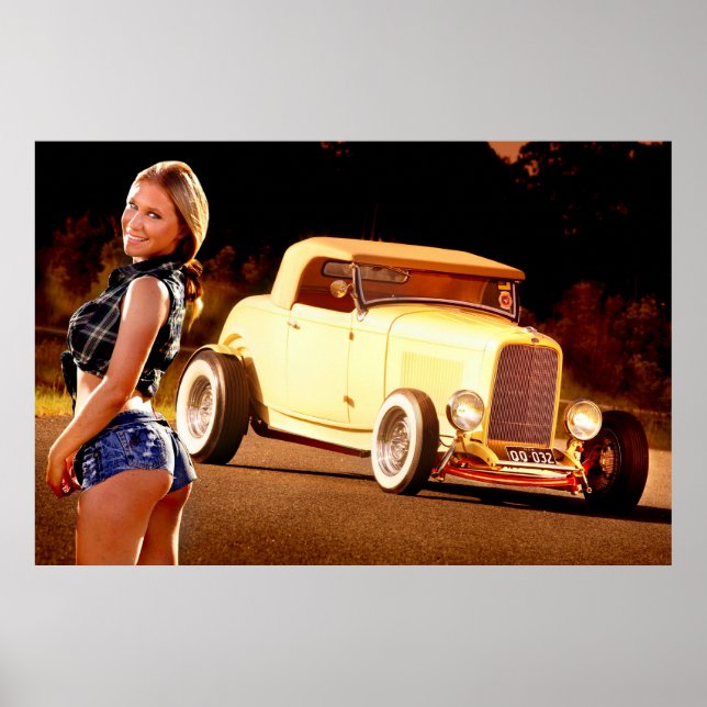 Hot Rod Girl! Poster (Front)