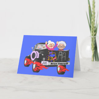 Hot Rod Grannies Folded Note Card
